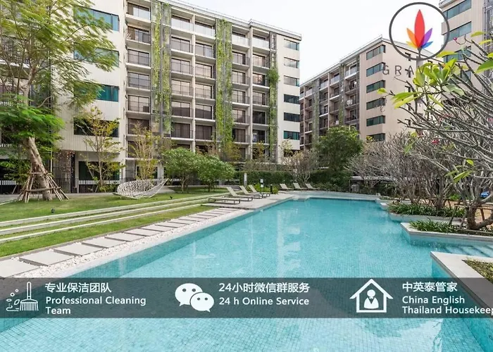 Apartment Bts S5 Surasak 900 Meters Near The Mekong River Pier Free Swimming Pool In Ferris Wheel Night Market Chinese Reception Center
