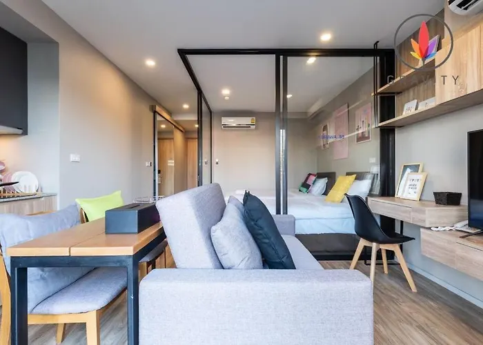 Apartment Bts S5 Surasak 900 Meters Near The Mekong River Pier Free Swimming Pool In Ferris Wheel Night Market Chinese Reception Center